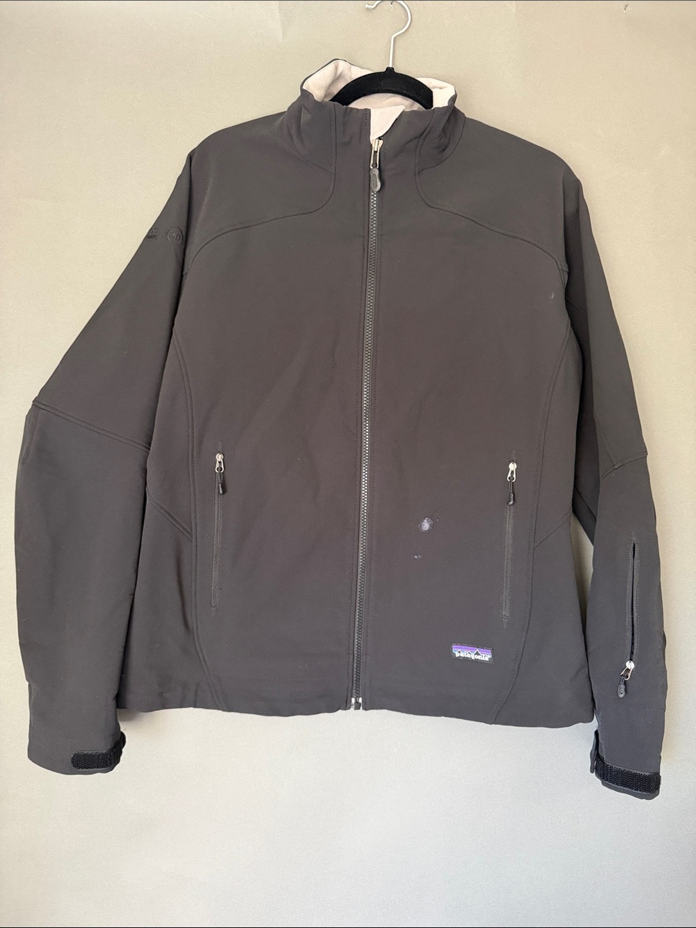 Patagonia Black Softshell Full-Zip Jacket